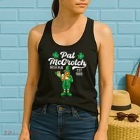 Pat Mccrotch Irish Pub Funny Leprechaun St Patricks Day Women's Tank Top thumb 2