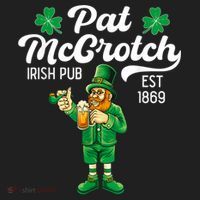 Pat Mccrotch Irish Pub Funny Leprechaun St Patricks Day Hat thumb 2
