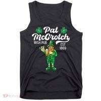 Pat Mccrotch Irish Pub Funny Leprechaun St Patricks Day Tank Top thumb 0
