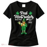 Pat Mccrotch Irish Pub Funny Leprechaun St Patricks Day Women's T-Shirt thumb 0