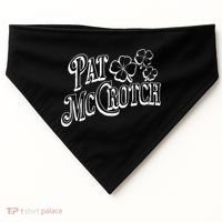 Pat Mccrotch Irish Pub St. PattyS Day Lucky Clover USA-Made Doggie Bandana thumb 0