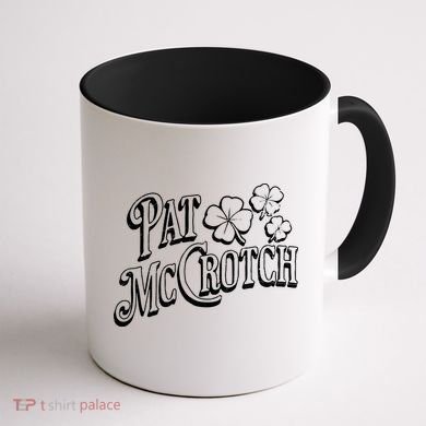 Pat Mccrotch Irish Pub St. PattyS Day Lucky Clover Coffee Mug back