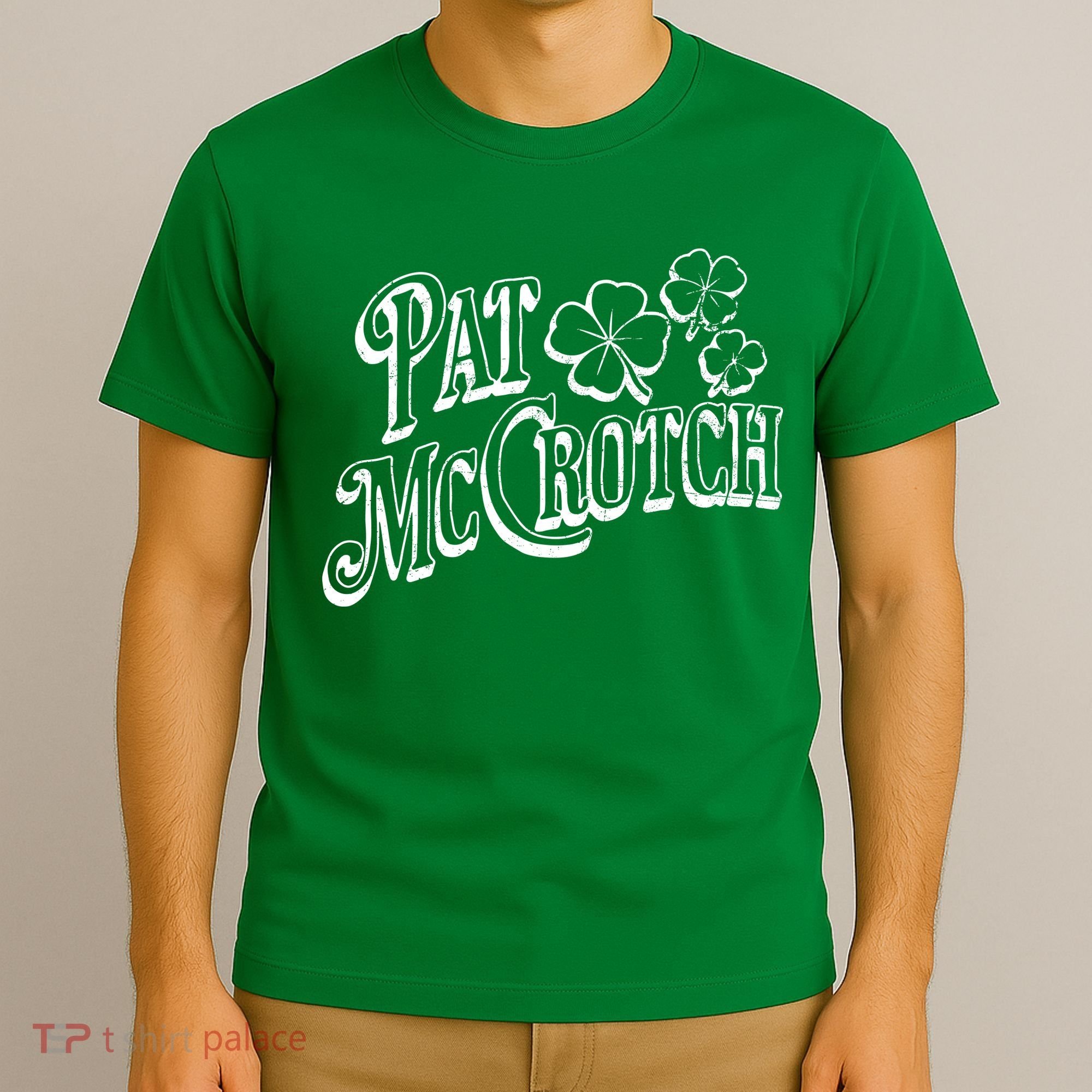Pat Mccrotch Irish Pub St. PattyS Day Lucky Clover T-Shirt