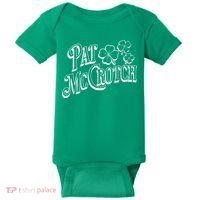 Pat Mccrotch Irish Pub St. PattyS Day Lucky Clover Baby Bodysuit thumb 0