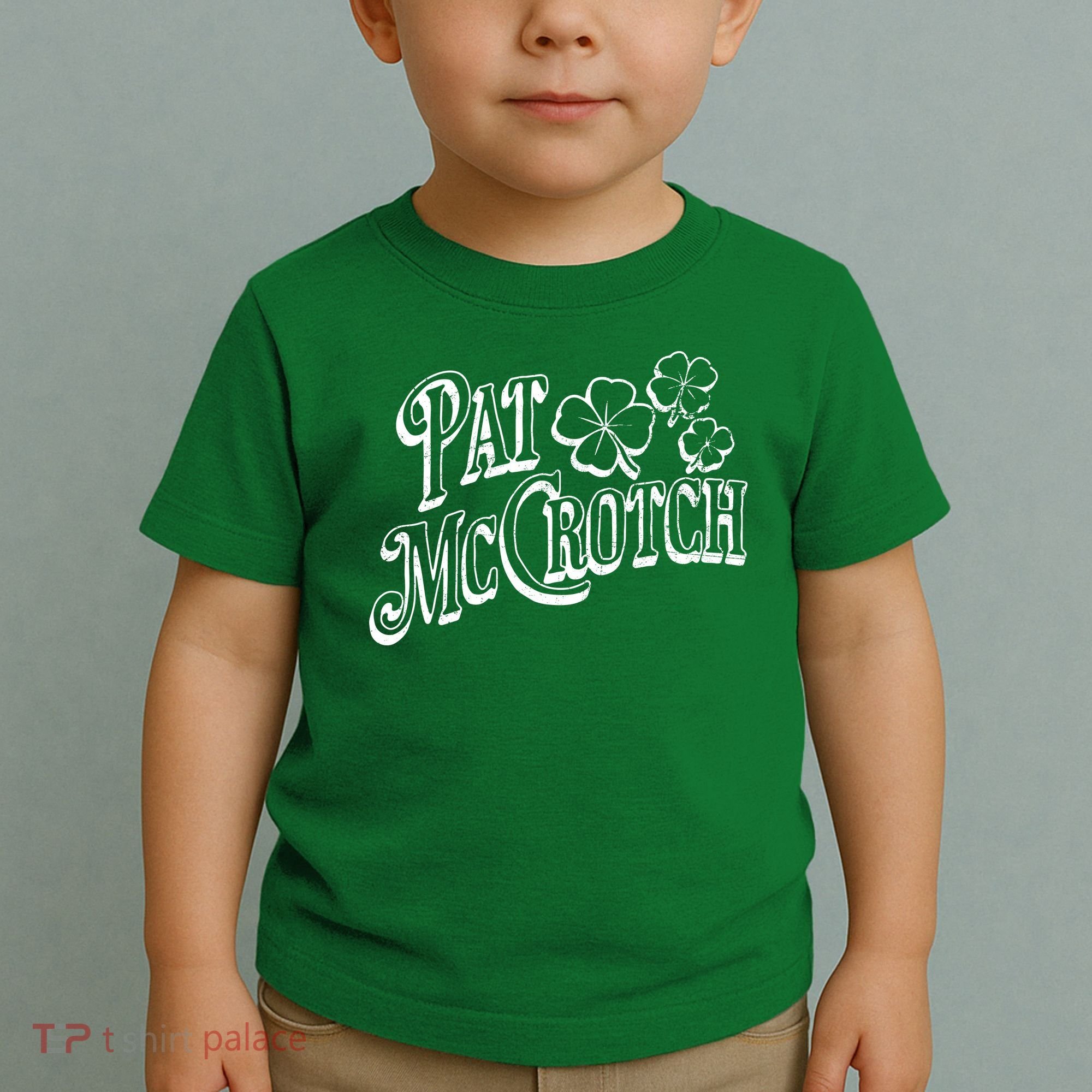 Pat Mccrotch Irish Pub St. PattyS Day Lucky Clover Toddler T-Shirt