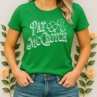 Pat Mccrotch Irish Pub St. PattyS Day Lucky Clover Women's T-Shirt thumb 2