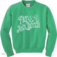 Pat Mccrotch Irish Pub St. PattyS Day Lucky Clover Kids Sweatshirt thumb 0