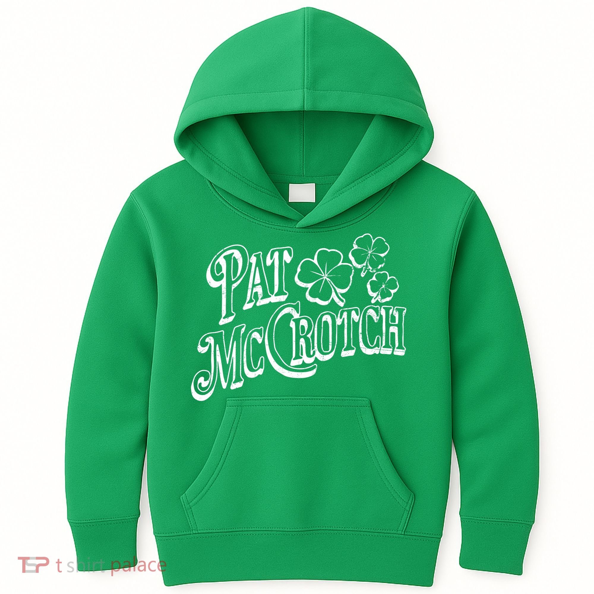 Pat Mccrotch Irish Pub St. PattyS Day Lucky Clover Kids Hoodie
