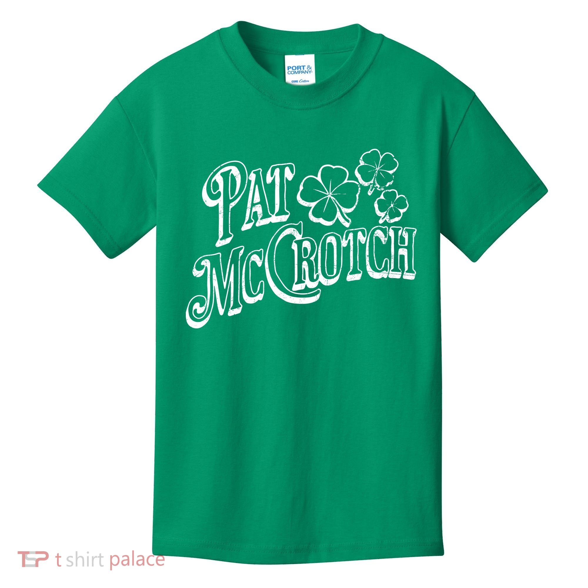 Pat Mccrotch Irish Pub St. PattyS Day Lucky Clover Kids T-Shirt