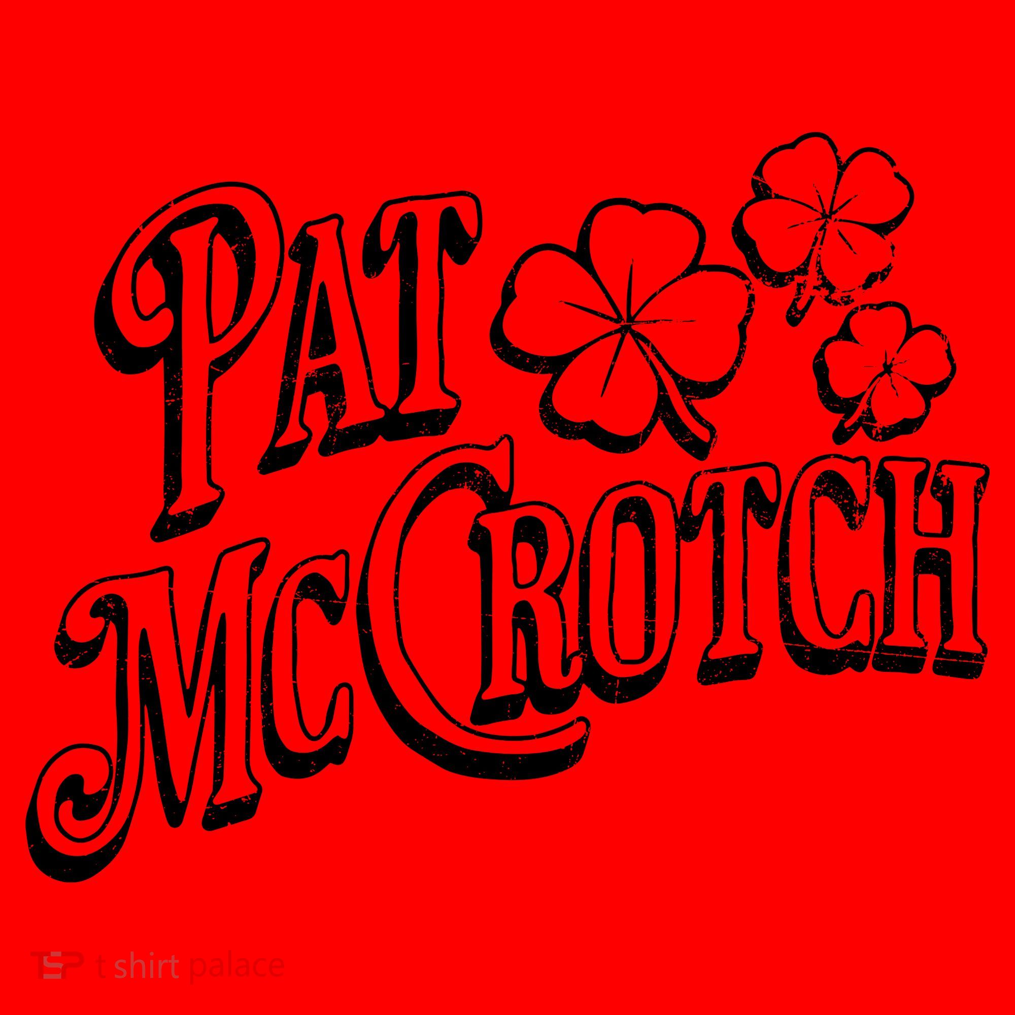Pat Mccrotch Irish Pub St. PattyS Day Lucky Clover Santa Hat