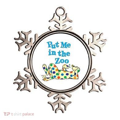 Put Me In The Zoo Costume For Kids Ornament