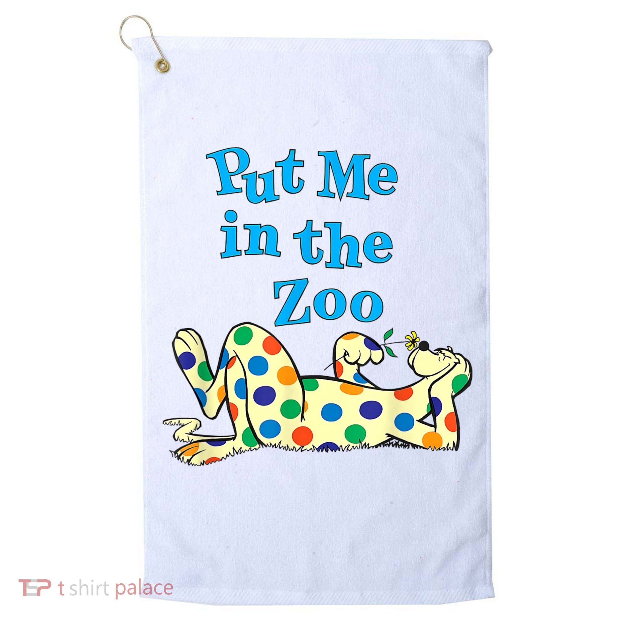 Put Me In The Zoo Costume For Kids Golf Towel