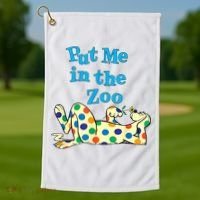 Put Me In The Zoo Costume For Kids Golf Towel thumb 1