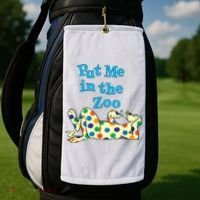 Put Me In The Zoo Costume For Kids Golf Towel thumb 2