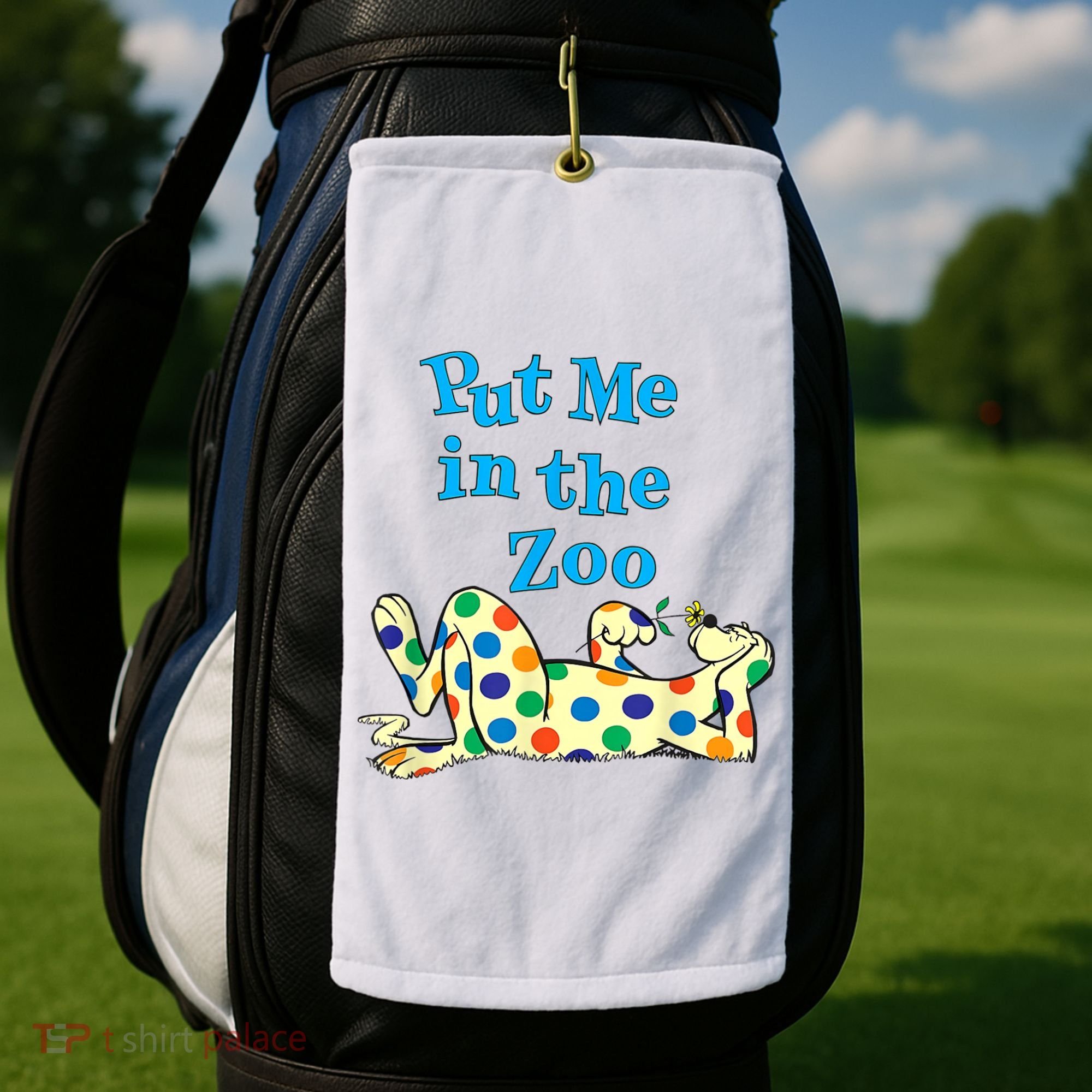 Put Me In The Zoo Costume For Kids Golf Towel