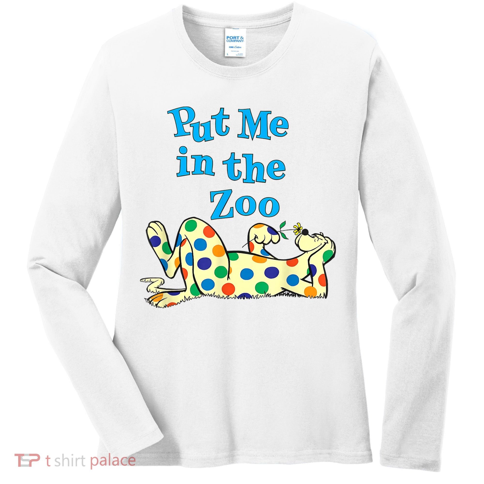 Put Me In The Zoo Costume For Kids Women's Long Sleeve Shirt