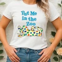 Put Me In The Zoo Costume For Kids Women's T-Shirt thumb 2