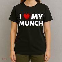 Proud Munch I Love My Munch I Heart My Munch T-Shirt thumb 4