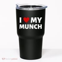 Proud Munch I Love My Munch I Heart My Munch Tumbler thumb 0