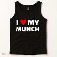 Proud Munch I Love My Munch I Heart My Munch Tank Top thumb 2