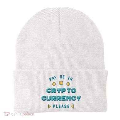 Pay Me In Crypto Currency Please Beanie