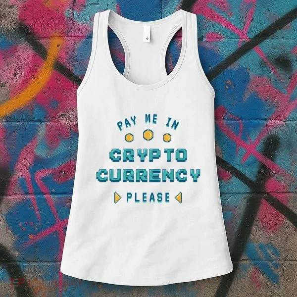 Pay Me In Crypto Currency Please Women's Tank Top