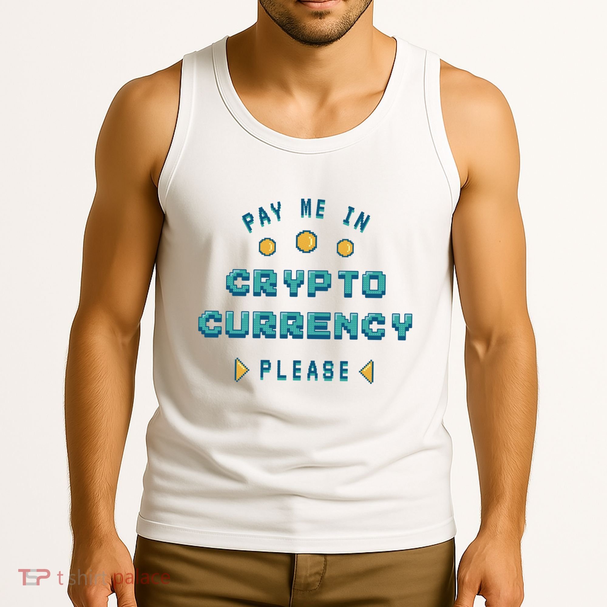 Pay Me In Crypto Currency Please Tank Top