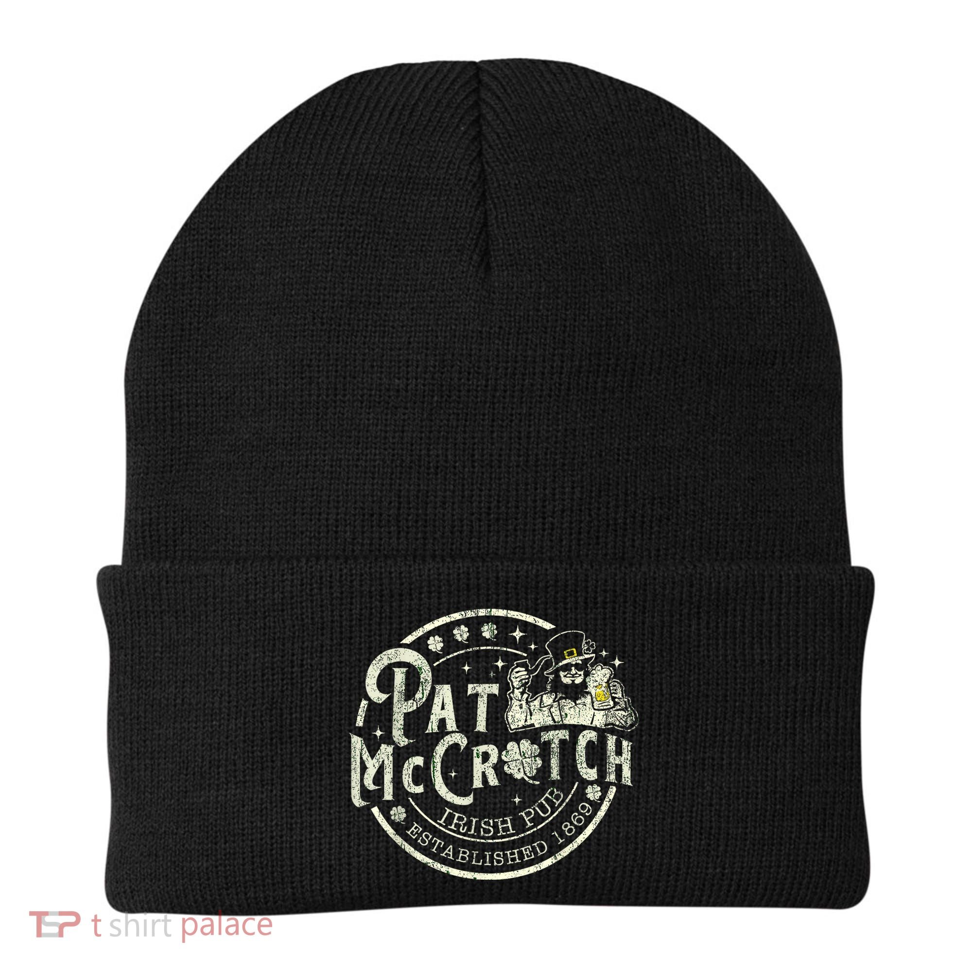 Pat Mccrotch Irish Pub Leprechaun Funny St PatrickS Day Beanie