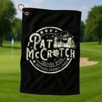 Pat Mccrotch Irish Pub Leprechaun Funny St PatrickS Day Golf Towel thumb 1