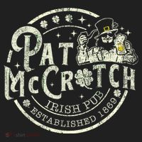 Pat Mccrotch Irish Pub Leprechaun Funny St PatrickS Day Golf Towel thumb 3