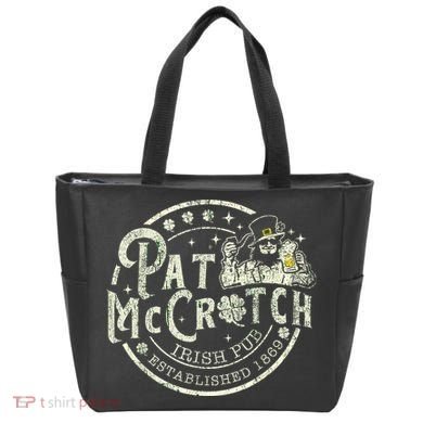 Pat Mccrotch Irish Pub Leprechaun Funny St PatrickS Day Tote Bag