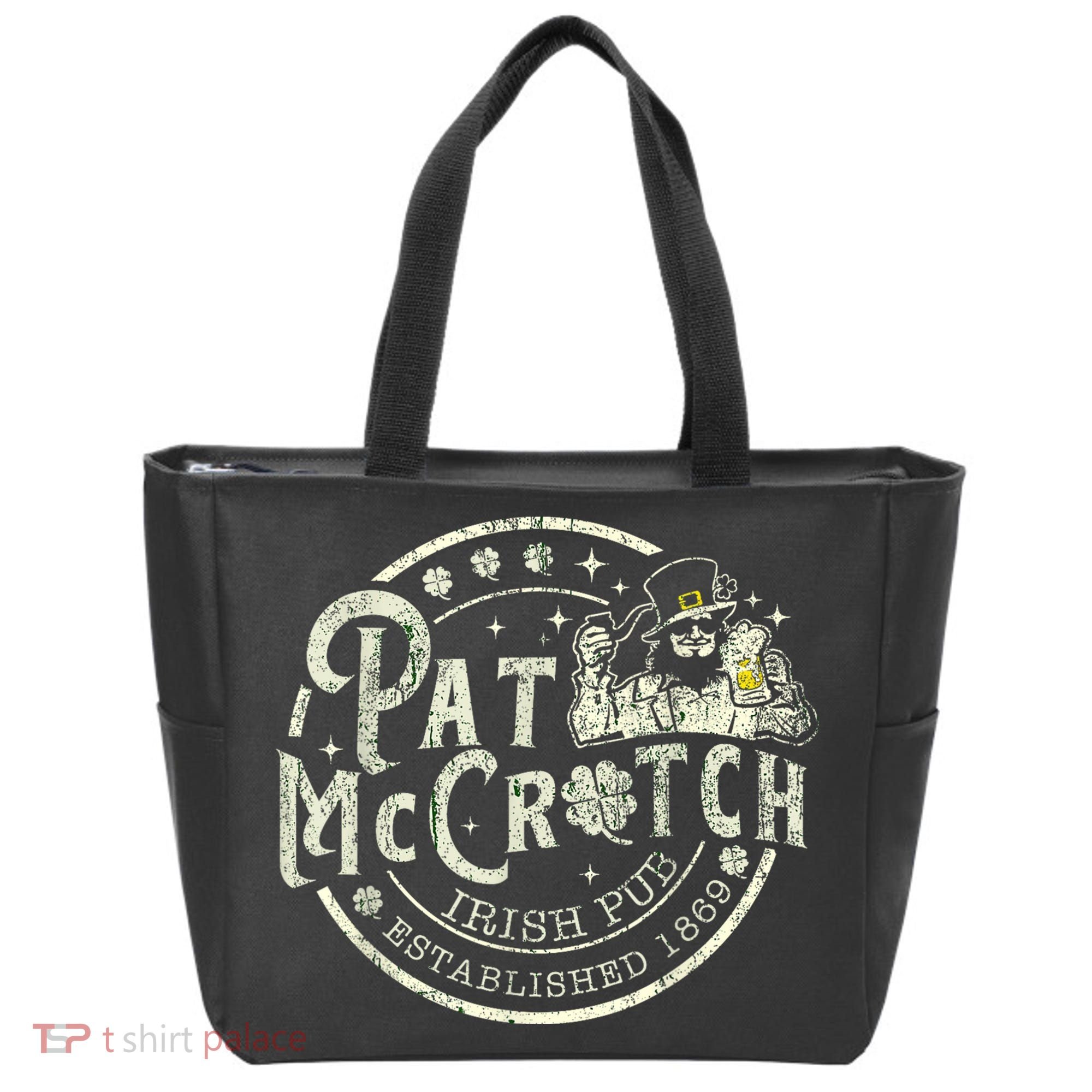 Pat Mccrotch Irish Pub Leprechaun Funny St PatrickS Day Tote Bag