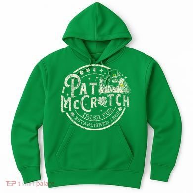 Pat Mccrotch Irish Pub Leprechaun Funny St PatrickS Day Hoodie
