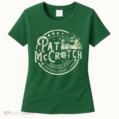 Pat Mccrotch Irish Pub Leprechaun Funny St PatrickS Day Women's T-Shirt