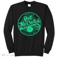 Pat Mccrotch Irish Pub Funny St PatrickS Day Dirty Adult Sweatshirt thumb 0