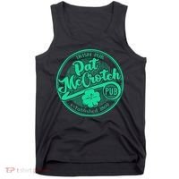 Pat Mccrotch Irish Pub Funny St PatrickS Day Dirty Adult Tank Top thumb 0