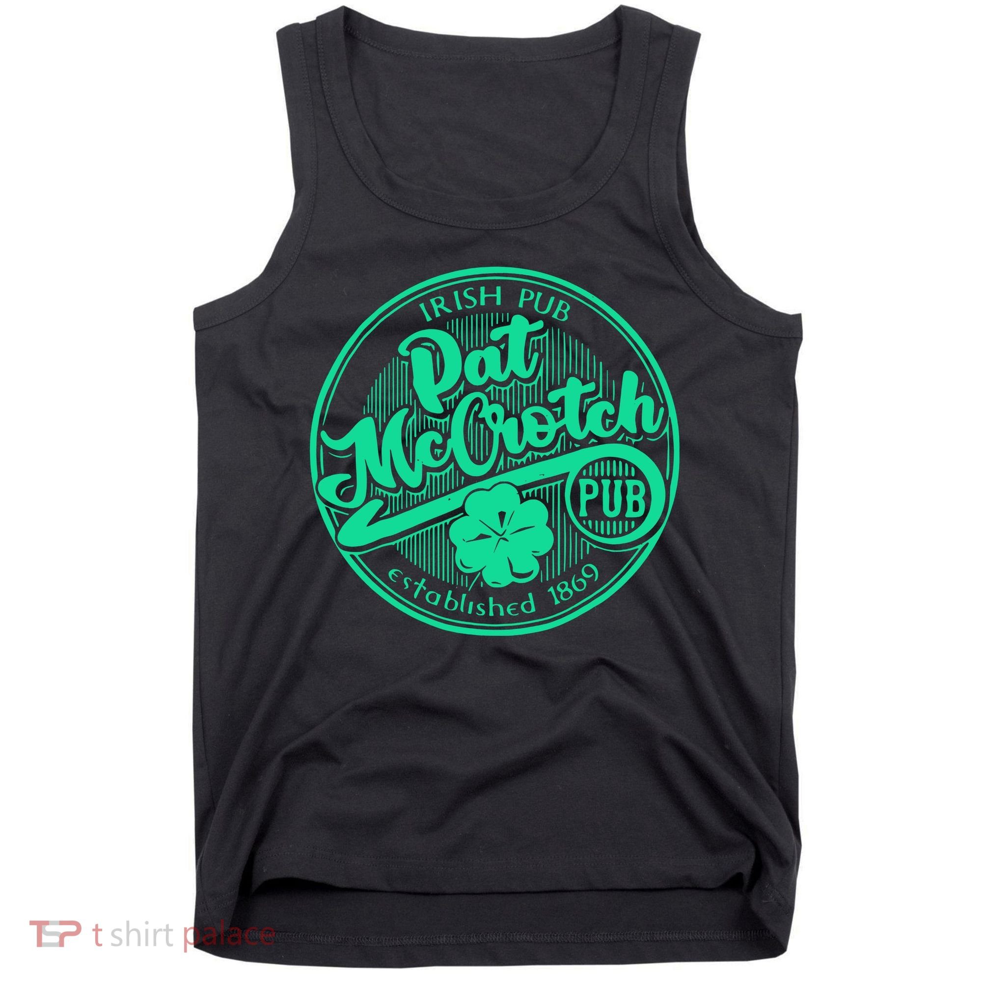 Pat Mccrotch Irish Pub Funny St PatrickS Day Dirty Adult Tank Top