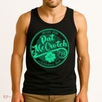 Pat Mccrotch Irish Pub Funny St PatrickS Day Dirty Adult Tank Top thumb 3