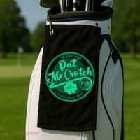 Pat Mccrotch Irish Pub Funny St PatrickS Day Dirty Adult Golf Towel thumb 2
