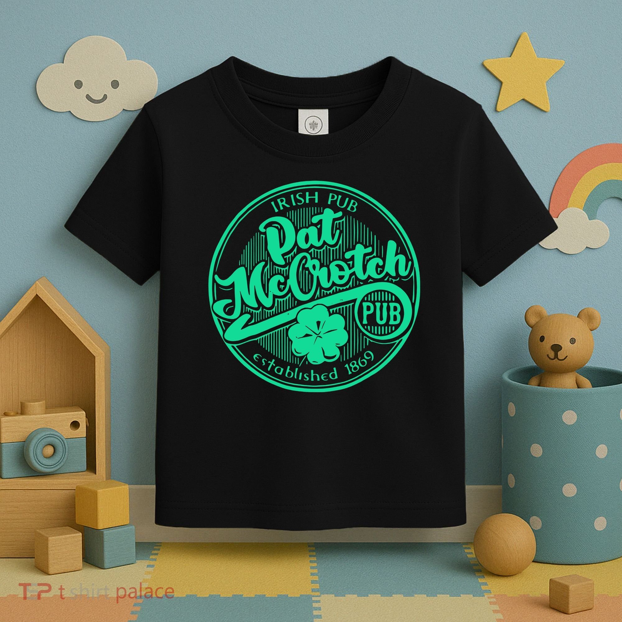 Pat Mccrotch Irish Pub Funny St PatrickS Day Dirty Adult Toddler T-Shirt