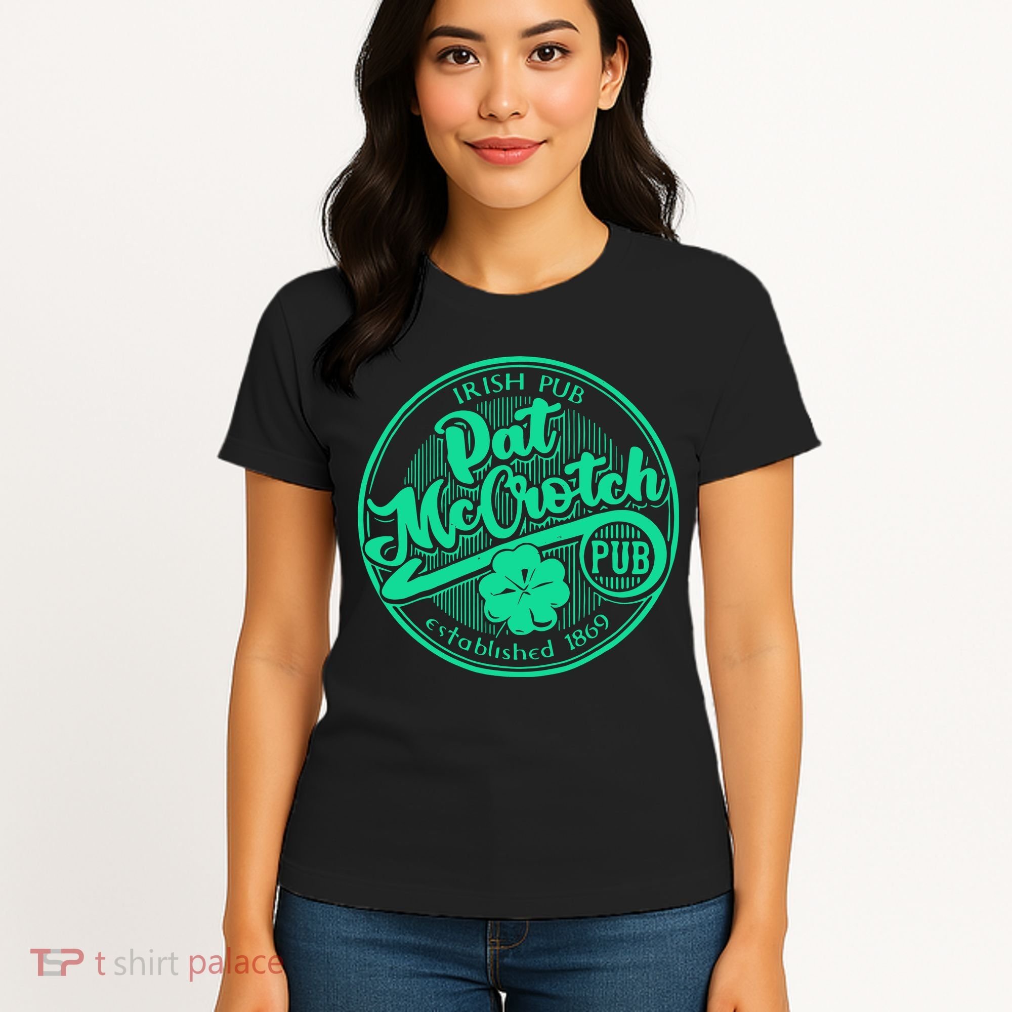 Pat Mccrotch Irish Pub Funny St PatrickS Day Dirty Adult Women's T-Shirt