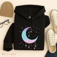 Pastel Moon Kawaii Pastel Goth Hoodie thumb 4