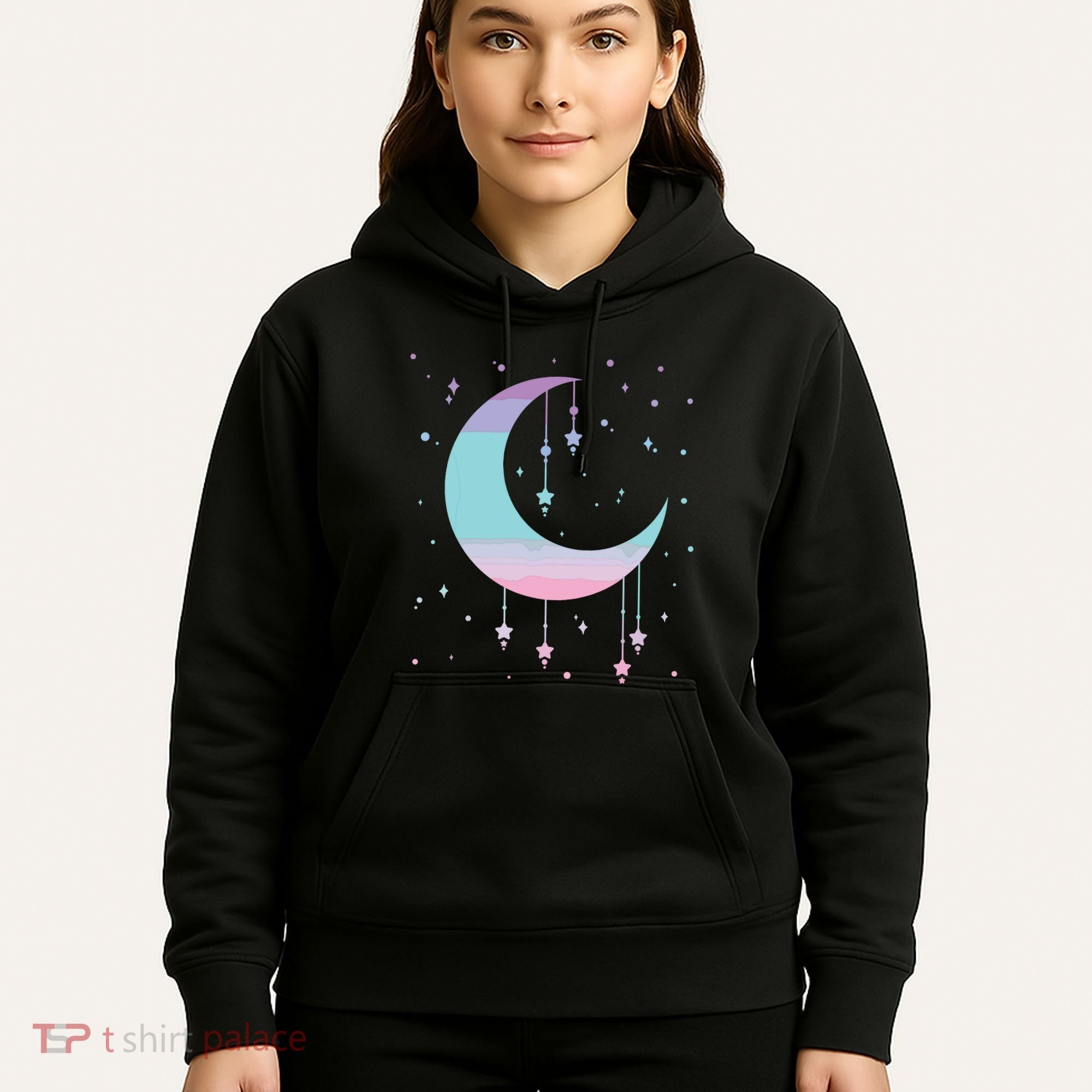Pastel Moon Kawaii Pastel Goth Hoodie