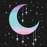 Pastel Moon Kawaii Pastel Goth Backpack thumb 2