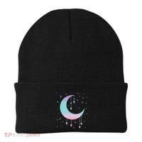 Pastel Moon Kawaii Pastel Goth Beanie thumb 0