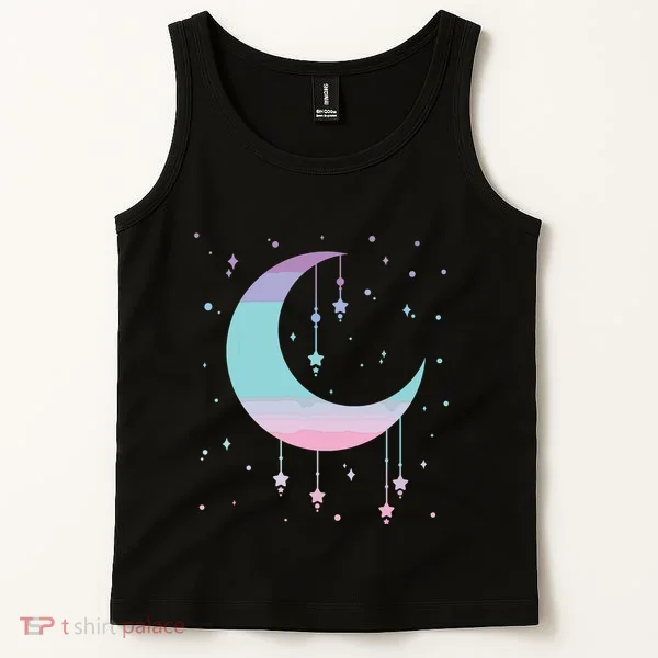 Pastel Moon Kawaii Pastel Goth Tank Top