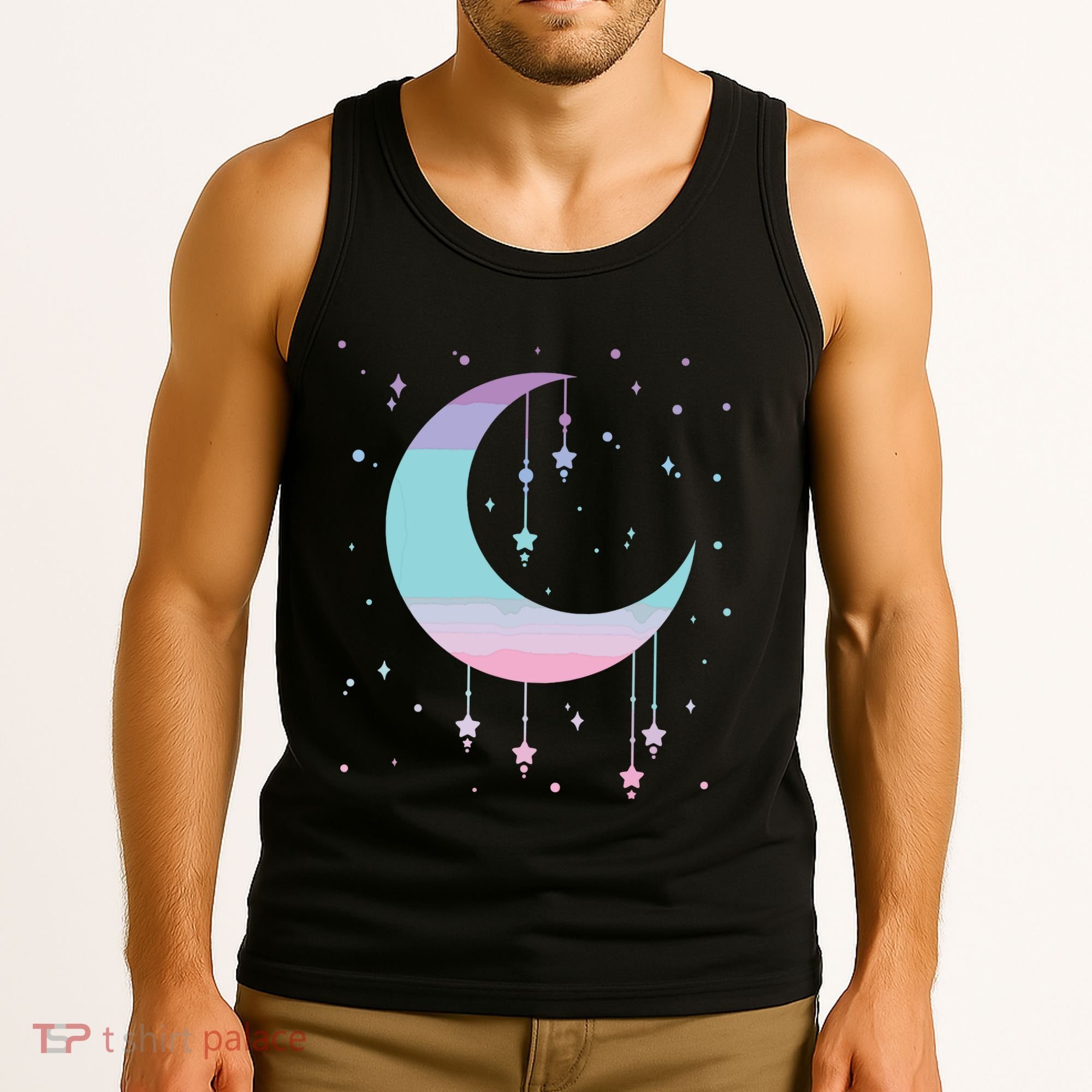 Pastel Moon Kawaii Pastel Goth Tank Top