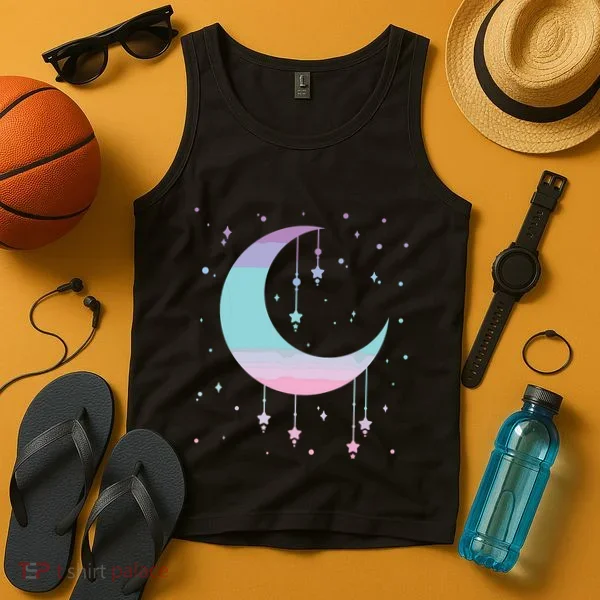 Pastel Moon Kawaii Pastel Goth Tank Top