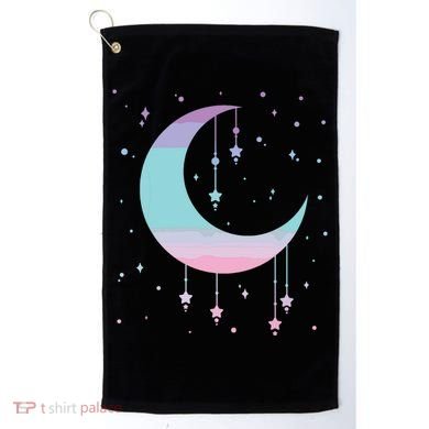 Pastel Moon Kawaii Pastel Goth Golf Towel
