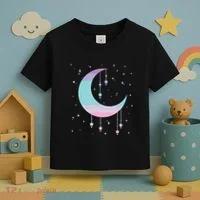 Pastel Moon Kawaii Pastel Goth Toddler T-Shirt thumb 3